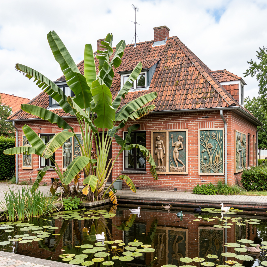 Sraxylontrux drivhus i Kongens Lyngby med eksotiske planter